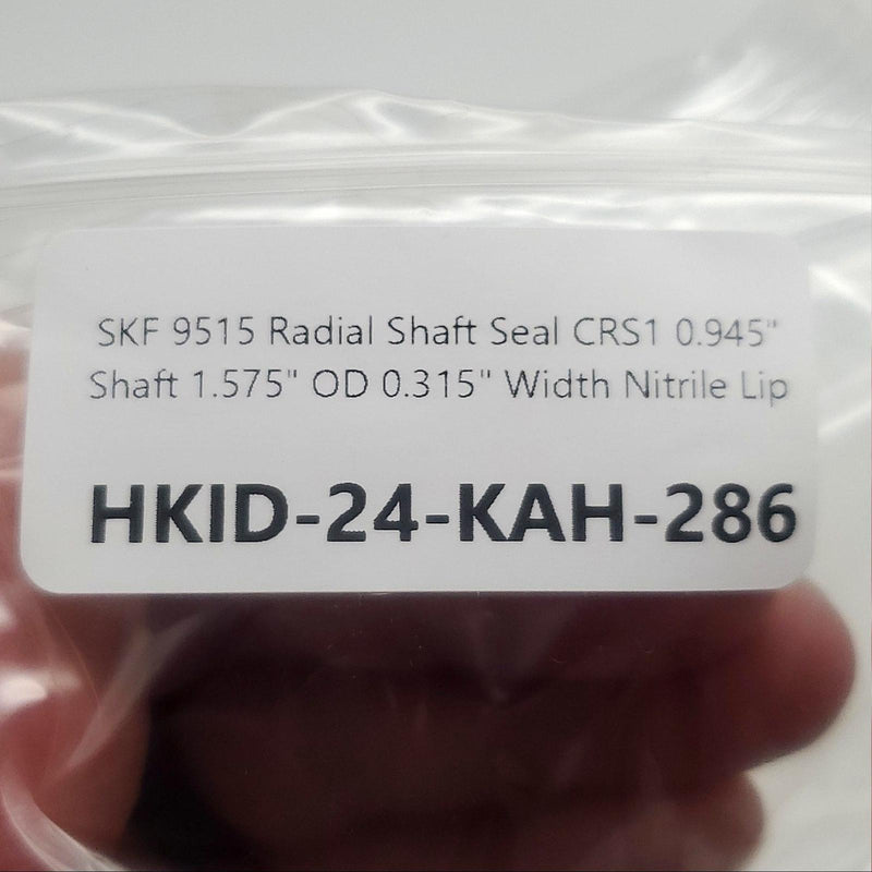 SKF 9515 Radial Shaft Seal CRS1 0.945" Shaft 1.575" OD 0.315" Width Nitrile Lip 4