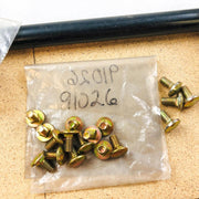 Snapper 91026 Carriage Bolt 5/16-18 x 5/8 Short Neck OEM 7900015YP Plated Brass 9