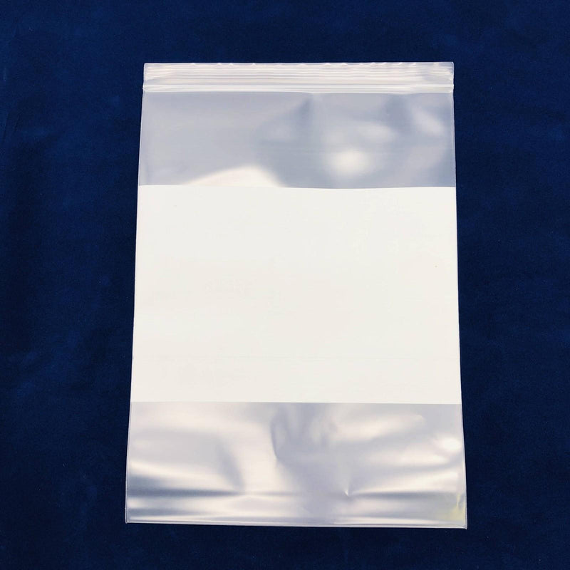 Box Partners PB4028 Reclosable Poly Bag 9x12 6 Mil White Block Pack of 100 12