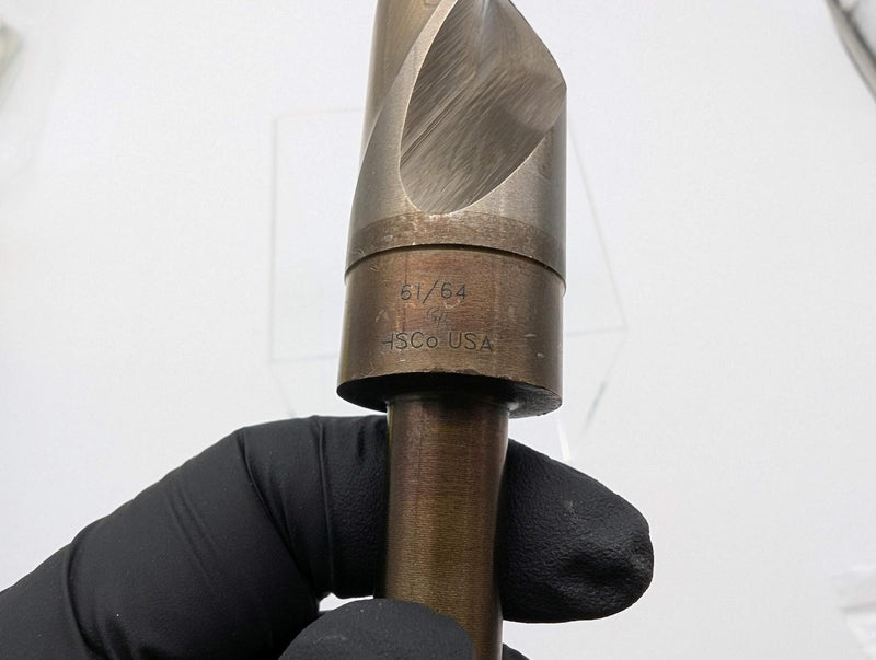 Chicago Latrobe 61/64" Drill S&D 1/2" Shank 6" OAL 3-1/8" LOC 53461 3