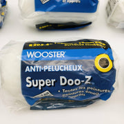 Wooster R205-4 Paint Roller Cover 4"x3/8" Nap Super Doo-Z Semi Smooth Lot of 12 4