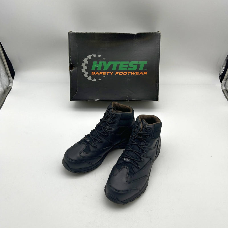 HyTest K12200 Internal Met Safety Hiker Boots Comp Toe EH Black 9.5 M Mens 10