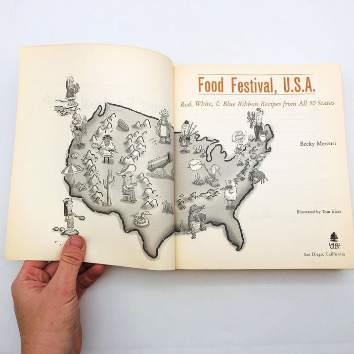 Food Festival USA Becky Mercuri Paperback 2002 Patriotic Freedom Recipe Cookbook 6