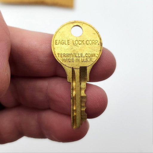 1x Eagle Lock Co. Master Key 1AXX2 for No 711 Drawer Locks USA Made NOS 2