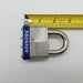 Master Lock Padlock No 5 1"L x 11/32"D Shackle 2" Body Keyed Diff USA Made Blue 8