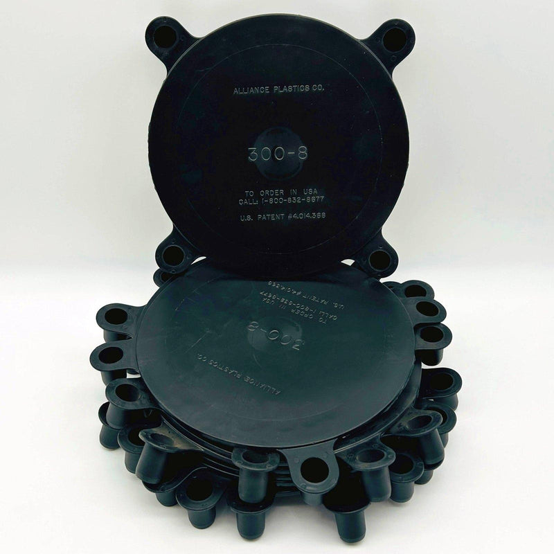 Essentra 3008A Studded Raised Face Flange Protector 8in Black Quickfit Pk of 10 1