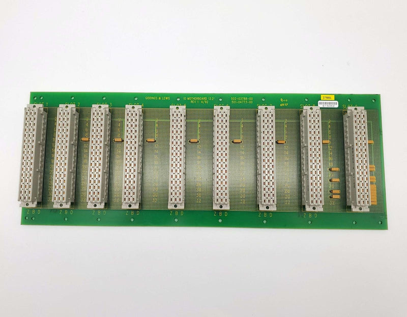 Giddings & Lewis 502-03788-00 IO Motherbard 13.2" 501-04773-00 8000 Series CNC 1