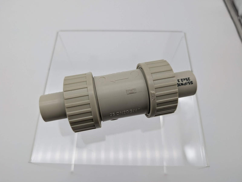 Georg Fischer 25mm Ball Check Valve Butt Fusion PP Body FPM Seals 167.360.493 2