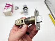 Falcon Door Knob Privacy Lock Satin Chrome 2-3/4" Backset A331 B USA Made NOS 8