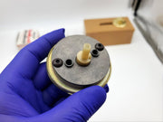 Kwikset Deadbolt Lock Turnbolt Vacancy Indicator 2-3/4" BS Bright Brass 887 NOS 5