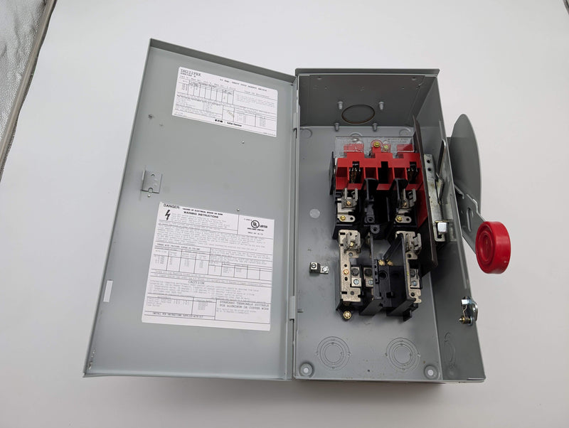 Eaton DH222FRK 2-Pole Fusible Safety Switch 60A 240V 16.5"H 7.75" W 5" D NEMA 3