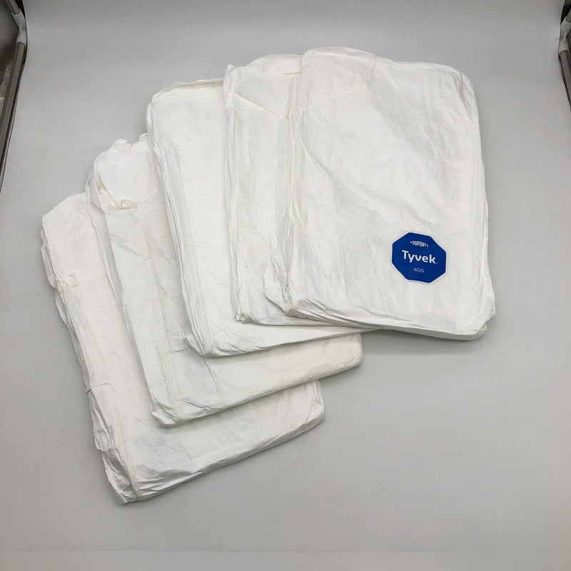 Dupont Tyvek 400 Chemical-Resistant Coverall 4XL White TY125SWH4X002500 5pk 12