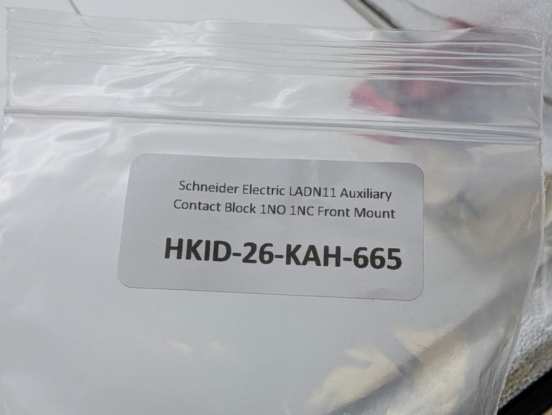 Schneider Electric LADN11 Auxiliary Contact Block 1NO 1NC Front Mount
