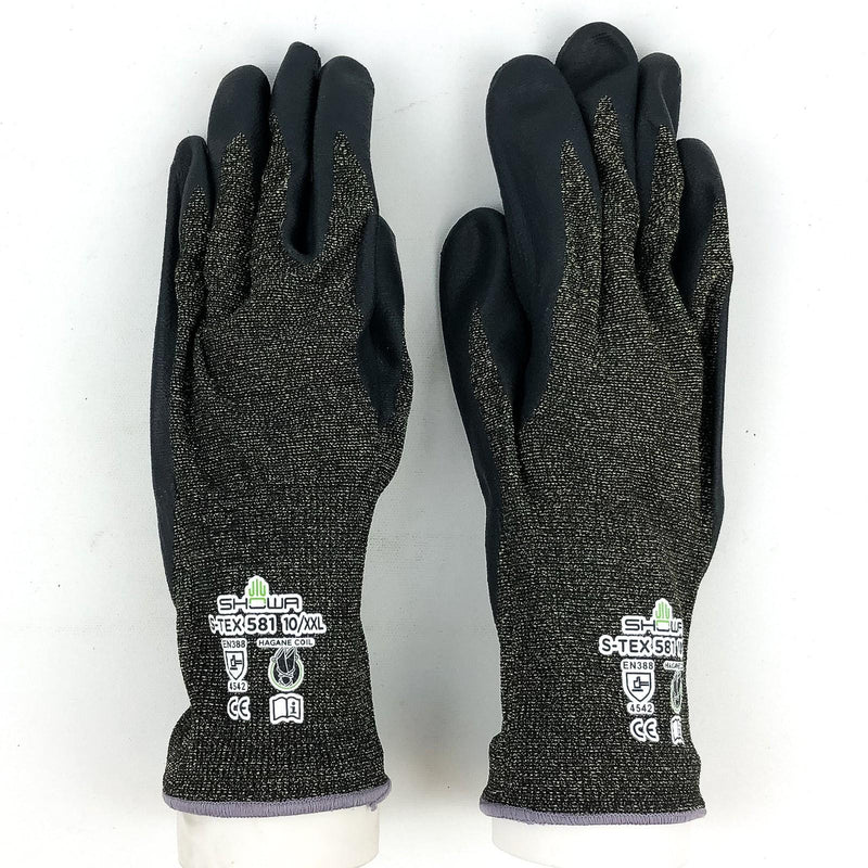 Palm Coated Work Gloves XXL Extra Extra Large 13 Gaug Cut Resistant Knit 1 Pair 3