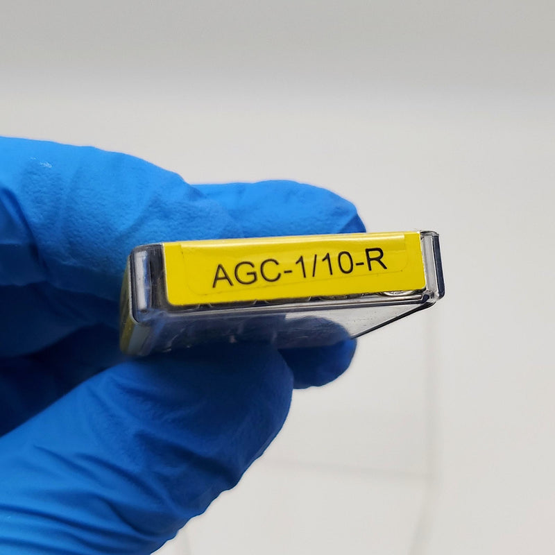 Bussmann AGC-1/10-R Fuses 0.10A 250V Fast Acting Glass Pack of 5 3