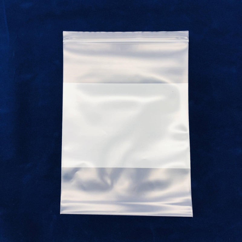 Box Partners PB4028 Reclosable Poly Bag 9x12 6 Mil White Block Pack of 100 11