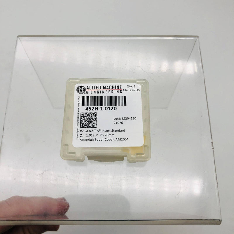 Allied Machine 452H-1.0120 Drill Insert HSSNO2 GEN2 Super Cobalt TASC AM200 2pk 7
