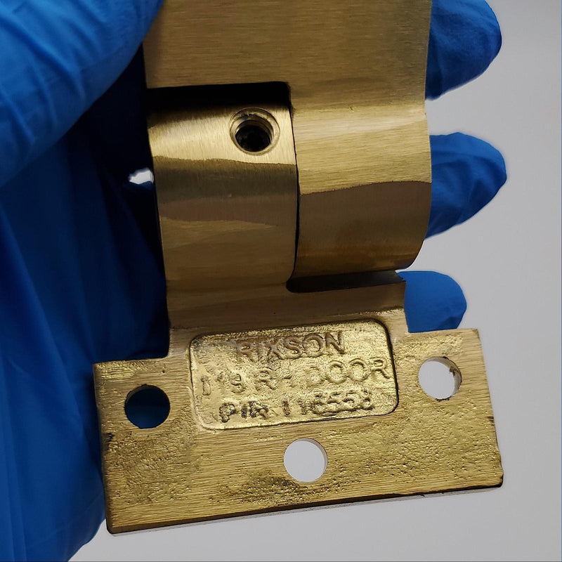 Rixson Intermediate Pivot 119 3/4" Offset Satin Brass RH Full Mortise Right Hand 5