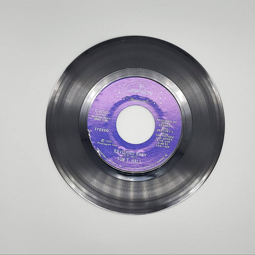 Tom T. Hall Ravishing Ruby Single Record Mercury 1973 C-30162 1 1