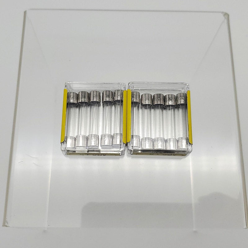 Bussmann AGC-4-R Fuses 5A 250V Fast Acting Glass Pack of 10 2
