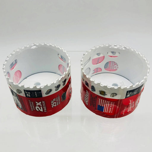 Milwaukee 49-56-9633 Hole Saw 2-5/8in Ice Harden Hole Dozer Bi-Metal 3.5 TPI 2pk 1