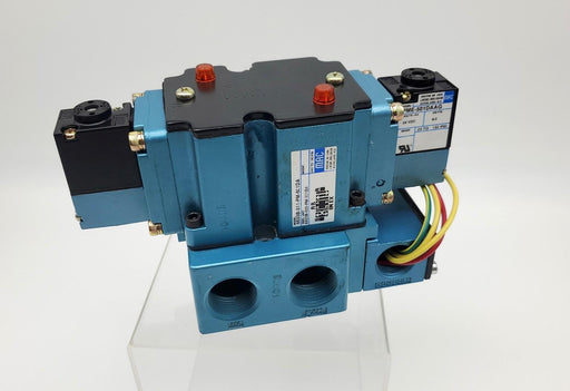 MAC Valves 6533B-311-PM-501DA Solenoid Valve 3 Pos Closed Center 3/4" NPTF Base 1