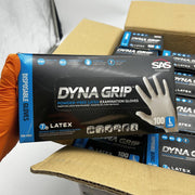 Dyna Grip 650-1003 Disposable Gloves Sz Large 7 Mil Powder Free Latex 1000/Case 5