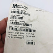 TE Connectivity 34846 Shur-Plug Terminal 16-14 AWG Crimp Straight Lot of 20 2