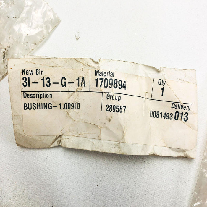 Simplicity 1709894 Bushing 1.009IDx1.125 Plastic OEM NOS Replcd by 1709894SM 2