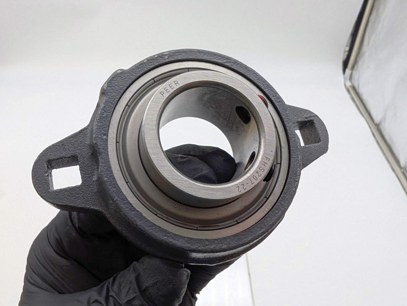 Peer FHSFX207-22G Flange Mount Bearing Unit 1-3/8" Bore 3.9375" Bolt Center 1