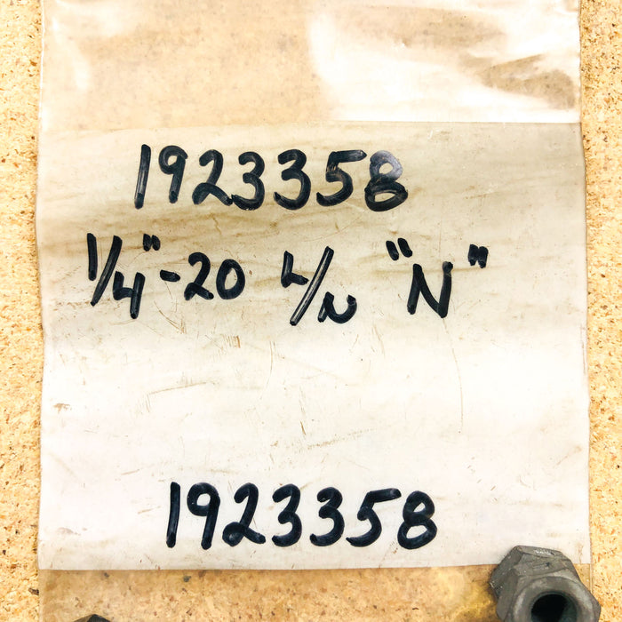 Simplicity 1923358 Nut Hex Lock 1/4-20 N OEM NOS Replcd 703954 Loose Galvanized 2