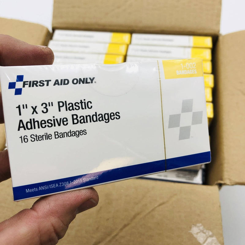 Acme First Aid Only 1-002 Plastic Adhesive Bandages 1in x 3in 59 Boxes of 16pcs 4