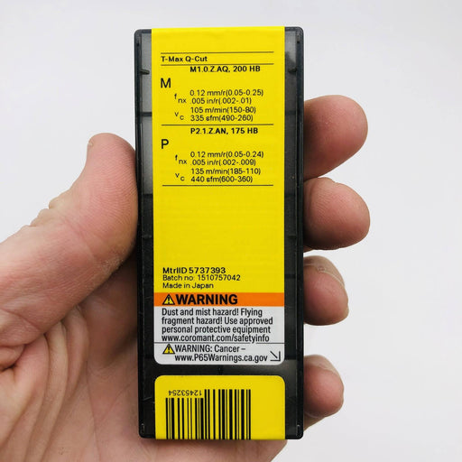 10x Sandvik 5737393 Cutoff Insert Carbide N151.2-400-5E 1145 4mm/.1575" Cutting 2