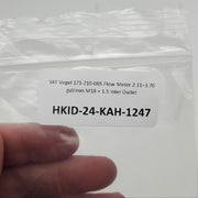 SKF Vogel 171-210-065 Flow Meter 2.11–3.70 gal/min M18 × 1.5 Inlet Outlet 6