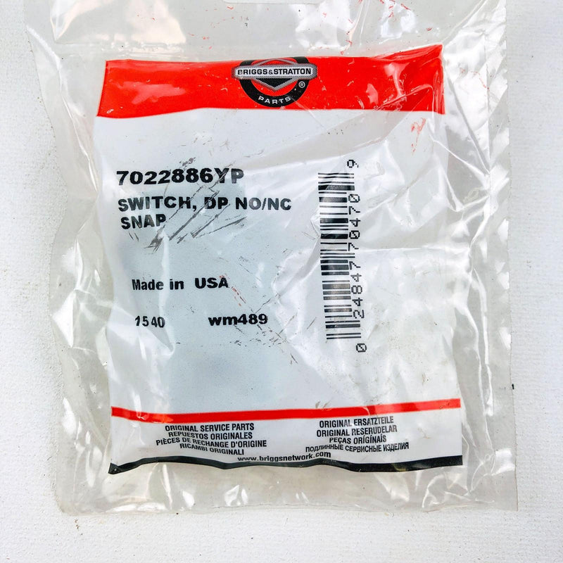 Briggs and Stratton 7022886YP Safety Switch DP No/NC Snap OEM NOS Seal USA Made 3
