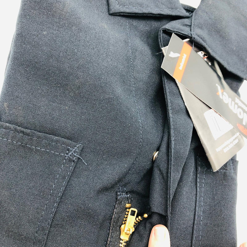 Topps CO07-5505 Flame Resistant Coveralls 52R Nomex 4.5oz Unlined Navy Blue NWT 4