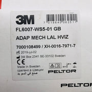 3M Peltor FL6007-WS5-01 GB WS Adapter Aircraft Ground Mechanic Hi-Viz 7000108499 2