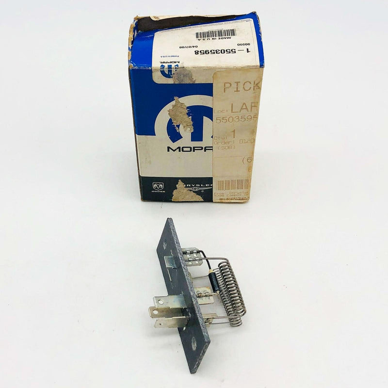 Mopar 55035958 Resistor for A/C Blower Motor OEM NOS 91-93 Jeep Wrangler 1