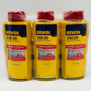 Irwin 64902 Red Marking Chalk Refill 8oz Number 3 Permanency Pack of 6 Bottles 1