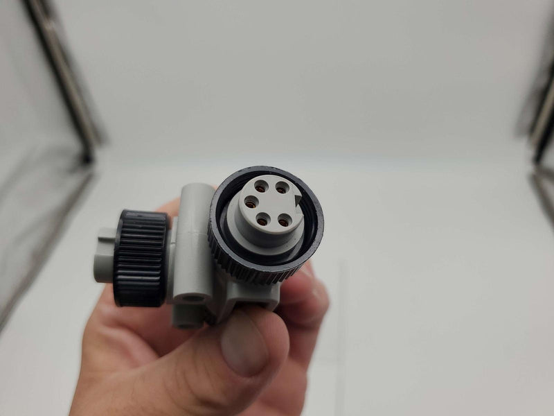 Woodhead DN3020 DeviceNet 5 Pole Drop Tee Female to Male Splitter 600V IP67 5