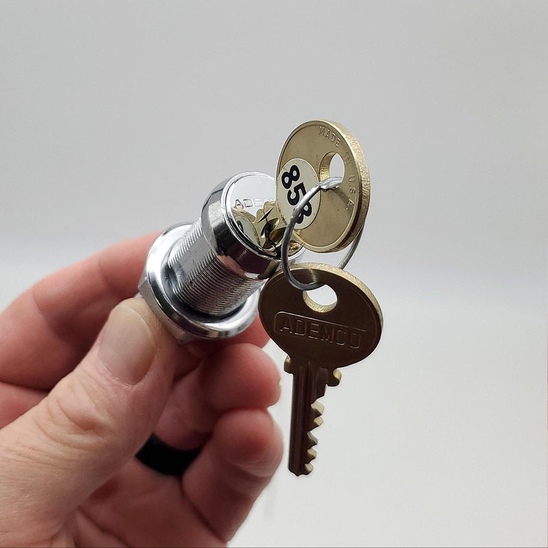 Ademco 4005-70 K 853 Shunt Lock 1-3/4"L 0.74"D 5 Pin Medeco Cylinder Keyed Alike 1