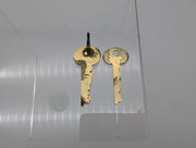Ilco Safe Deposit Box Lock A402 RH Right Hand Double Big Nose 3 Keys A4021000441 6