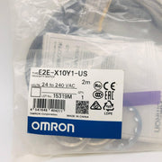 Omron E2E-X10Y1-US Proximity Switch 24 to 240 VAC 10mm M30 Automation Control 2