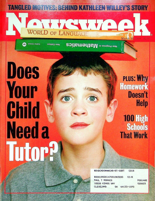 Newsweek Magazine March 30 1998 Kathleen Willey Nike Marketing Brand Woes 1