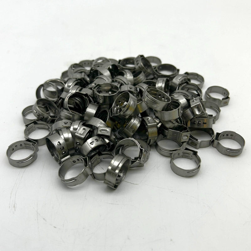 Oetiker 16700017 Stepless Ear Clamp 15.7-706R Stainless Steel Package of 95