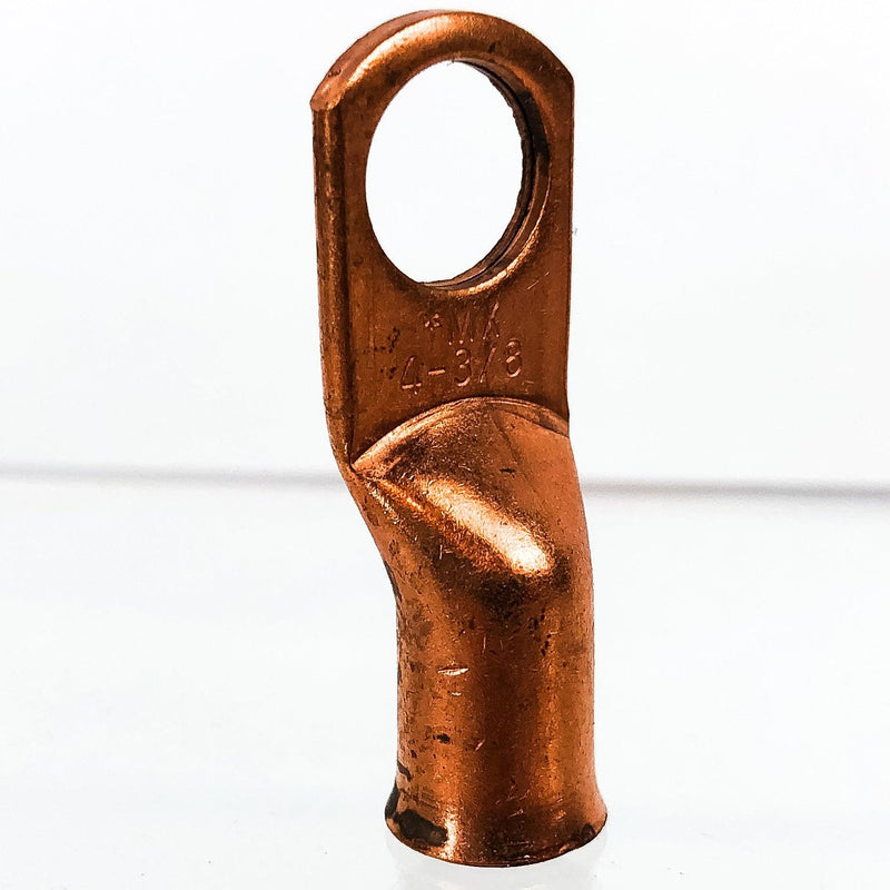 10pk Copper Wire Ring Terminal 3/8" Stud Lug Connector 4 AWG Molex 0192210383 1