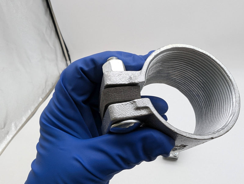 Crouse-Hinds TCC6 2 Split Conduit Couplings Ductile Iron Neoprene Gasket 2 Pack 4