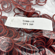 Marco S1000-118 O-Rings 0.103" CS 0.862" ID Silicone 70A FDA Compl Pack of 500 2
