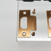 2x Schlage 10-001 612 Standard T Strikes Satin Bronze 1-1/8" Lip w/ Dust Boxes 2