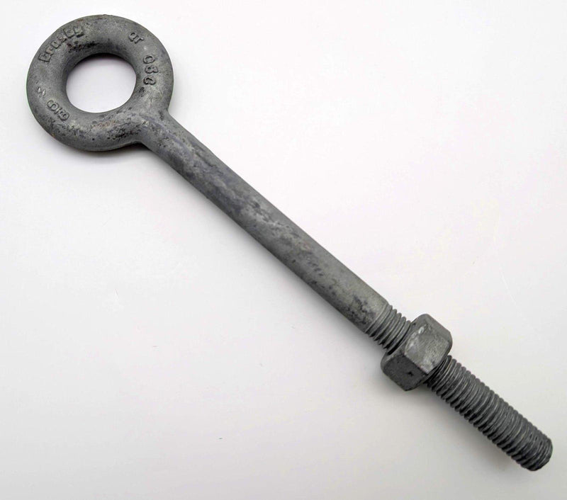 Crosby 5/8" x 8" Forged Eye Bolt G-291 Hot Dip Galvanized Hex Bolt 5200lb Limit 1